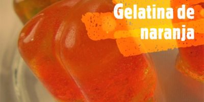 Receta de gelatina de naranja natural