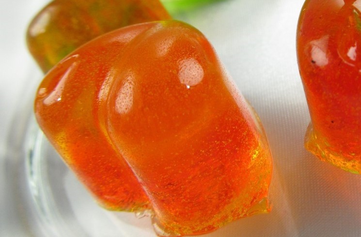 gelatina de naranja natural